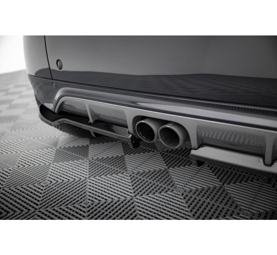 Maxton Design Rear Splitter (with vertical bars) Brabus Smart Fortwo C451 Facelift