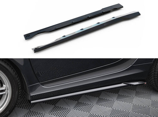 Maxton Design Maxton Design Side Skirts Diffusers Brabus Smart Fortwo C451 Facelift