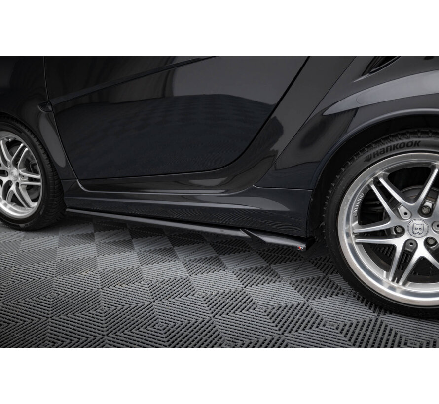 Maxton Design Side Skirts Diffusers Brabus Smart Fortwo C451 Facelift