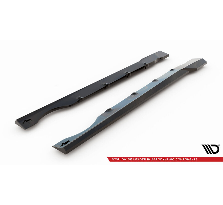 Maxton Design Side Skirts Diffusers Brabus Smart Fortwo C451 Facelift