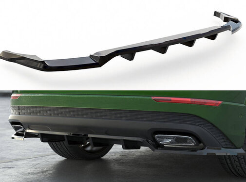 Maxton Design Maxton Design Rear Splitter (with vertical bars) Audi Q8 Mk1 Facelift