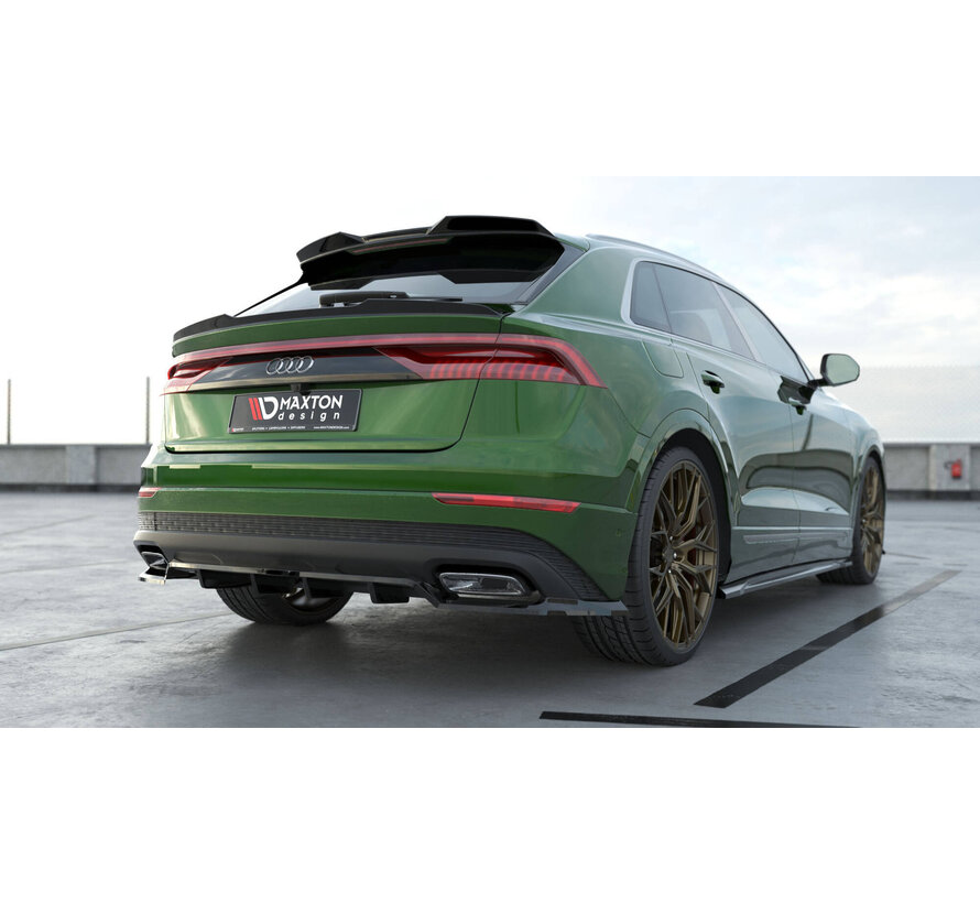 Maxton Design Rear Splitter (with vertical bars) Audi Q8 Mk1 Facelift
