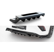 Maxton Design Maxton Design Central Rear Splitter (with vertical bars) Volkswagen T-Roc R Mk1