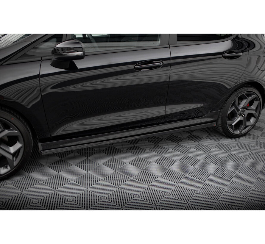 Maxton Design Set of Splitters V.2 Ford Fiesta ST Mk8 Facelift