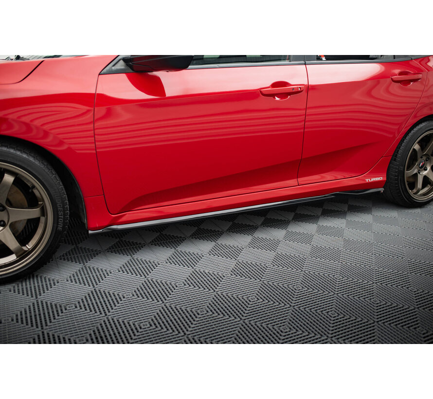 Maxton Design Set of Splitters Honda Civic SI Mk10