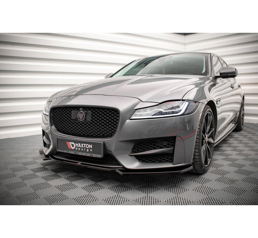 Maxton Design Set of Splitters Jaguar XF R-Sport Mk2