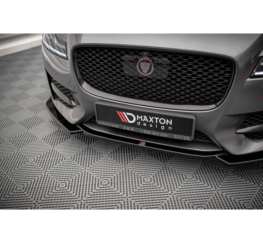 Maxton Design Set of Splitters Jaguar XF R-Sport Mk2