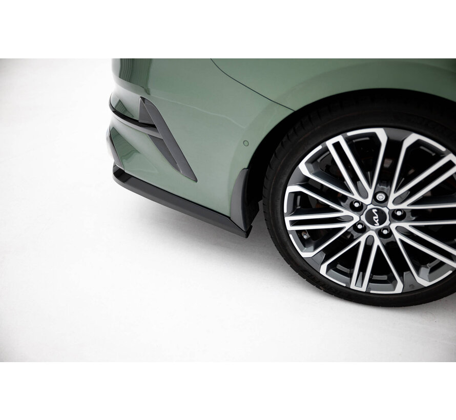 Maxton Design Rear Splitter (with vertical bars) Kia Proceed GT-Line Mk1 Facelift