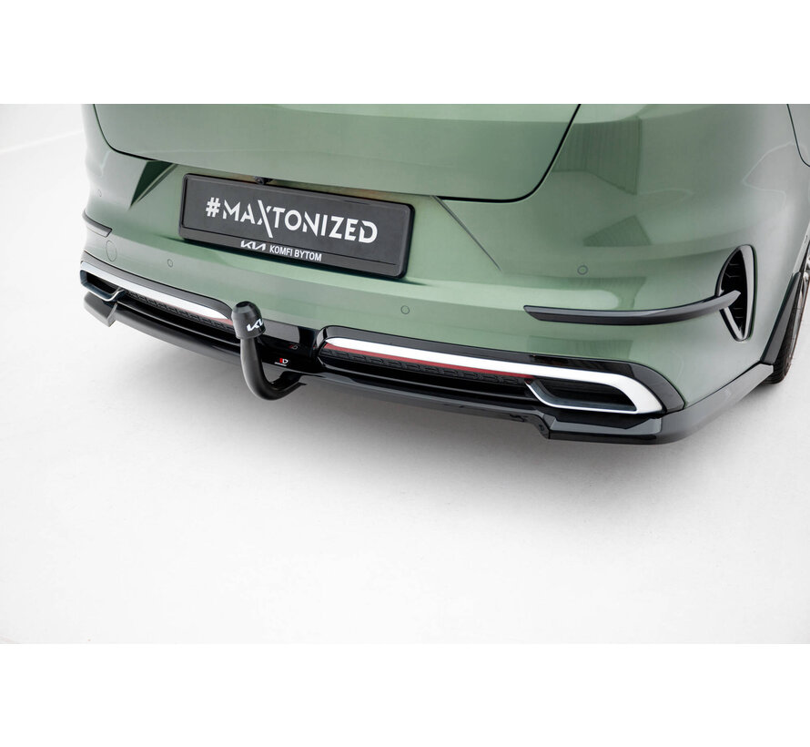 Maxton Design Rear Splitter (with vertical bars) Kia Proceed GT-Line Mk1 Facelift