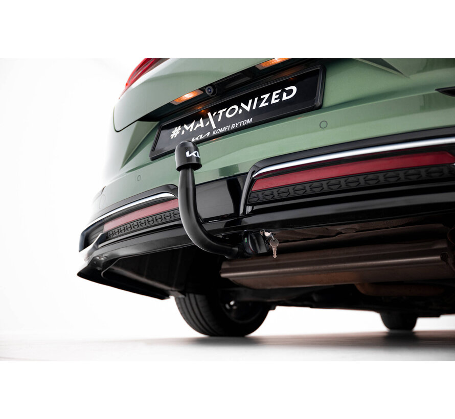 Maxton Design Rear Splitter (with vertical bars) Kia Proceed GT-Line Mk1 Facelift