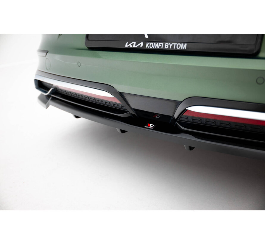 Maxton Design Rear Splitter (with vertical bars) Kia Proceed GT-Line Mk1 Facelift