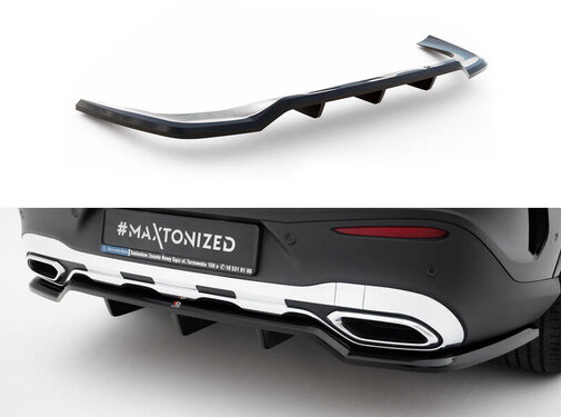 Maxton Design Maxton Design Rear Splitter (with vertical bars) Mercedes-Benz GLC Coupe AMG-Line C254