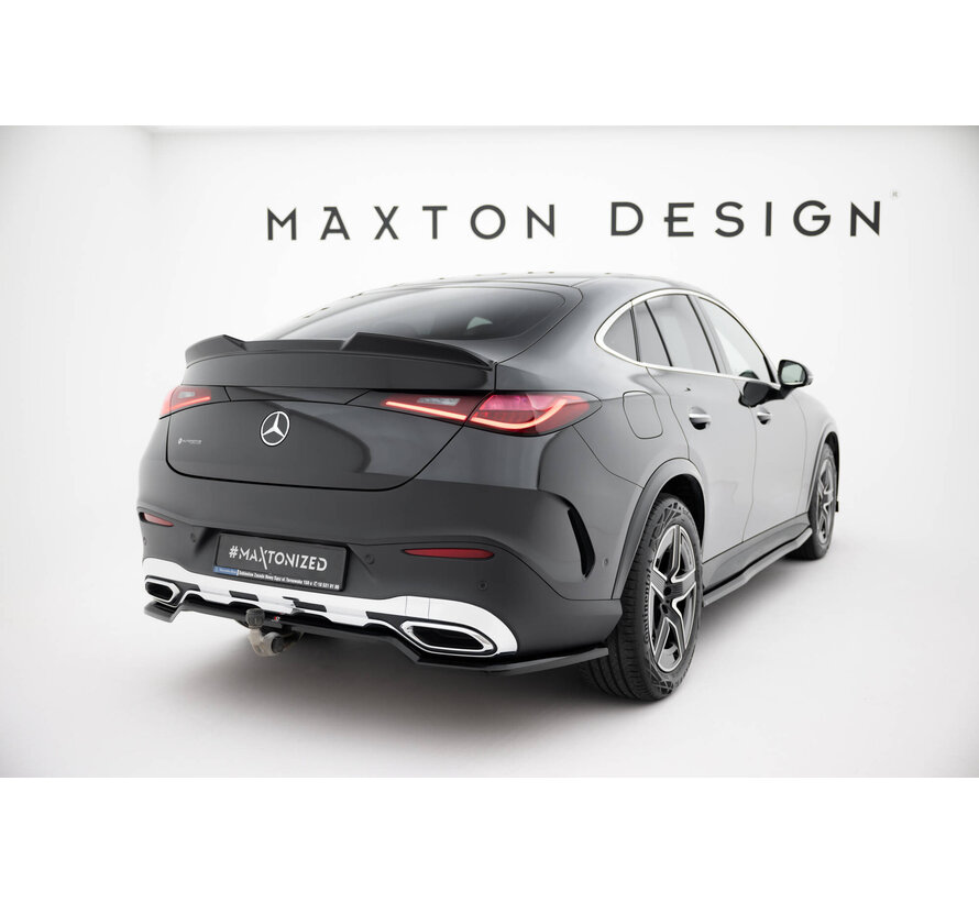 Maxton Design Rear Splitter (with vertical bars) Mercedes-Benz GLC Coupe AMG-Line C254