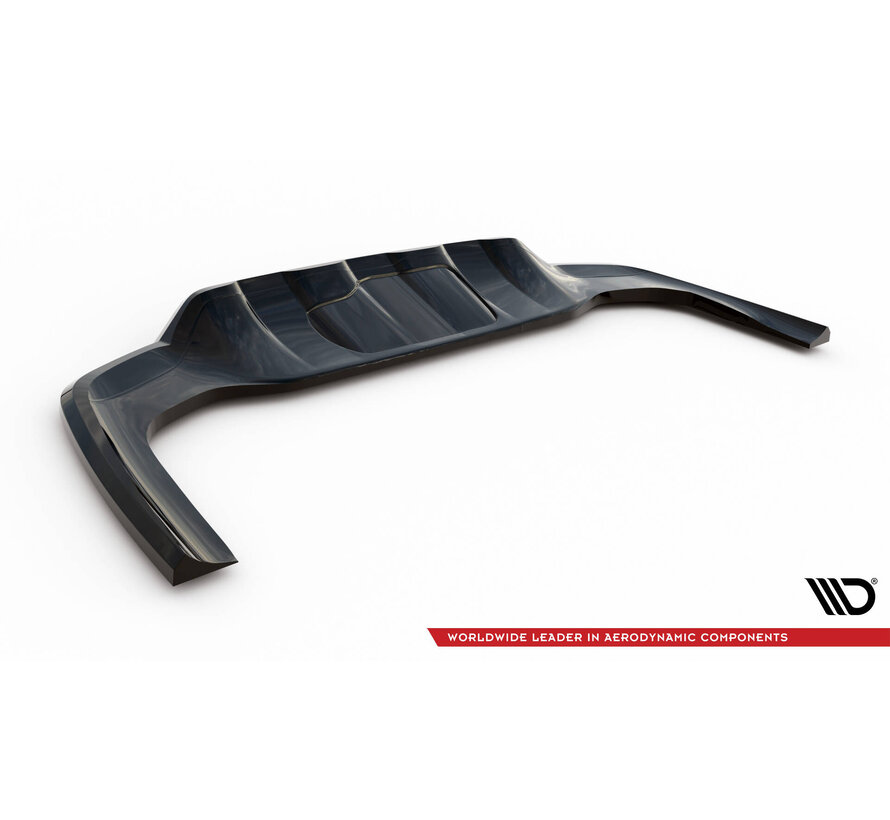 Maxton Design Rear Splitter (with vertical bars) Mercedes-Benz GLC Coupe AMG-Line C254