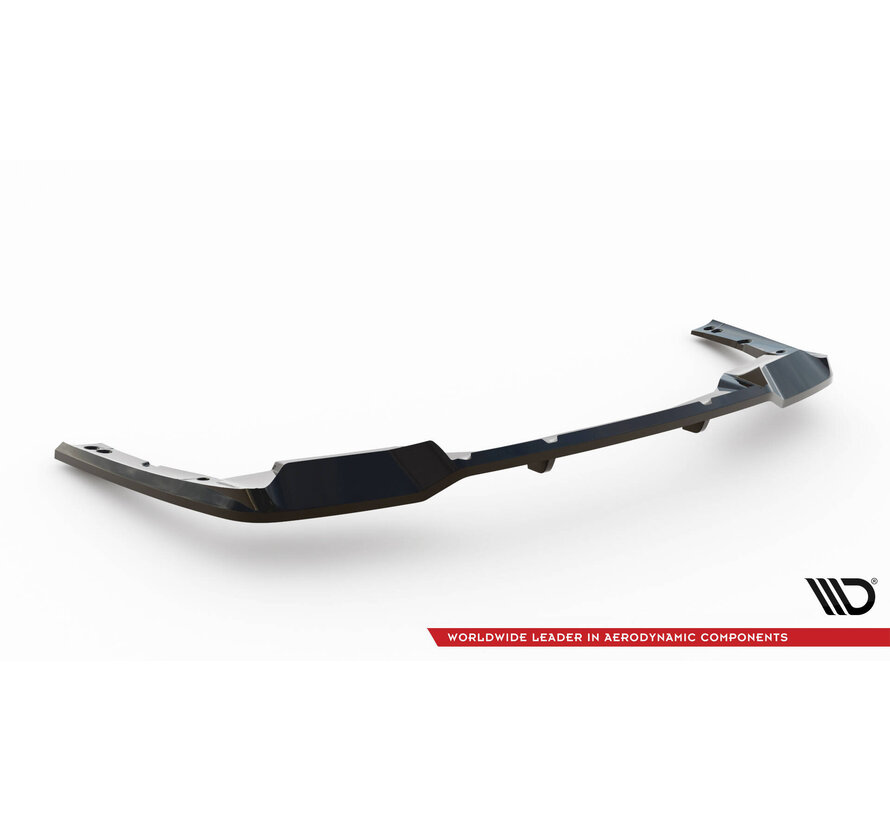 Maxton Design Rear Splitter (with vertical bars) BMW iX3 M-Pack G08 Facelift