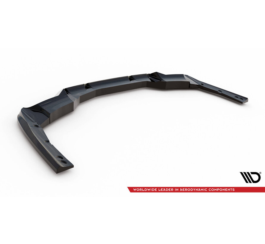 Maxton Design Rear Splitter (with vertical bars) BMW iX3 M-Pack G08 Facelift