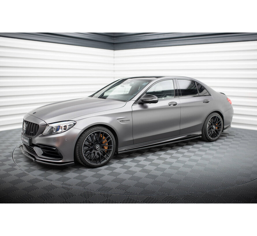 Maxton Design Set of Splitters Mercedes-AMG C63 Sedan / Estate W205 Facelift