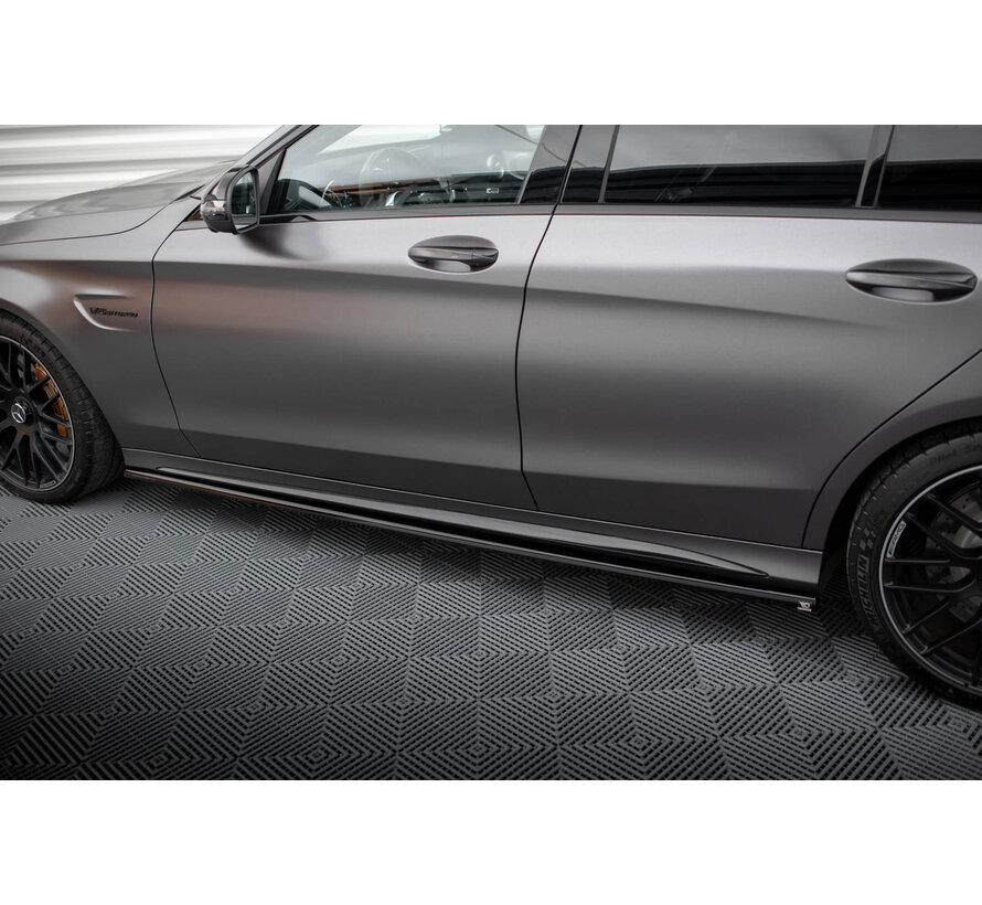 Maxton Design Set of Splitters Mercedes-AMG C63 Sedan / Estate W205 Facelift
