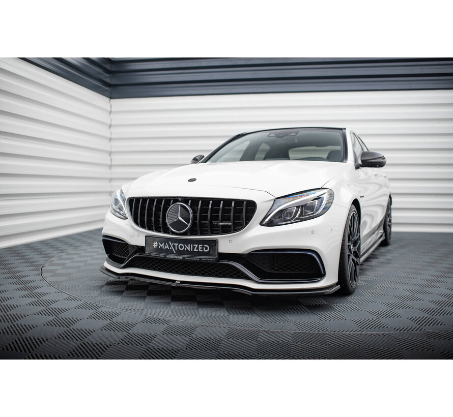 Maxton Design Set of Splitters Mercedes-AMG C63 Sedan / Estate W205 / S205