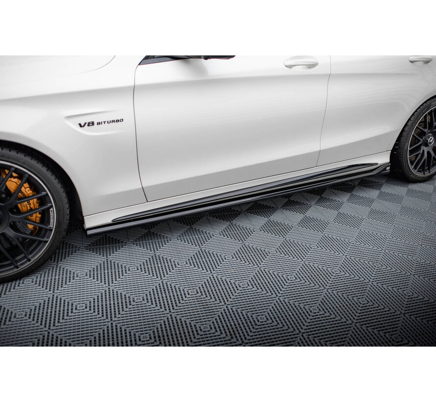 Maxton Design Set of Splitters Mercedes-AMG C63 Sedan / Estate W205 / S205