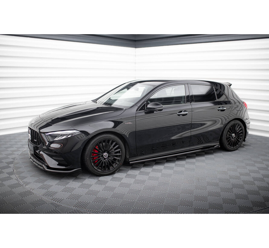 Maxton Design Set of Splitters Mercedes-AMG A35 Hatchback W177 Facelift