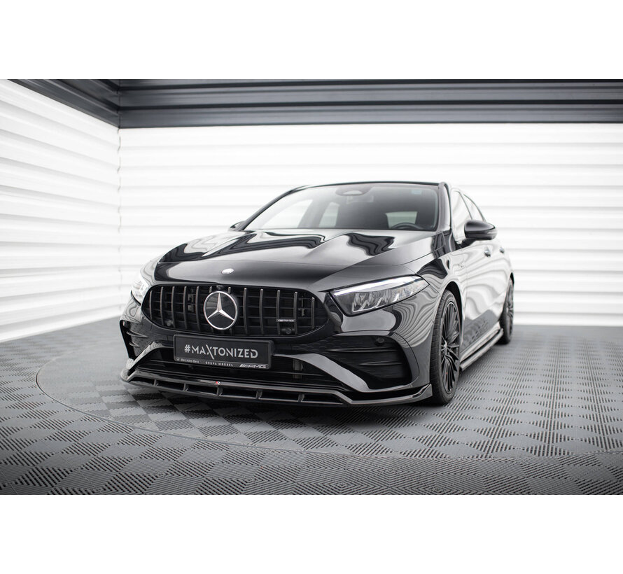 Maxton Design Set of Splitters Mercedes-AMG A35 Hatchback W177 Facelift