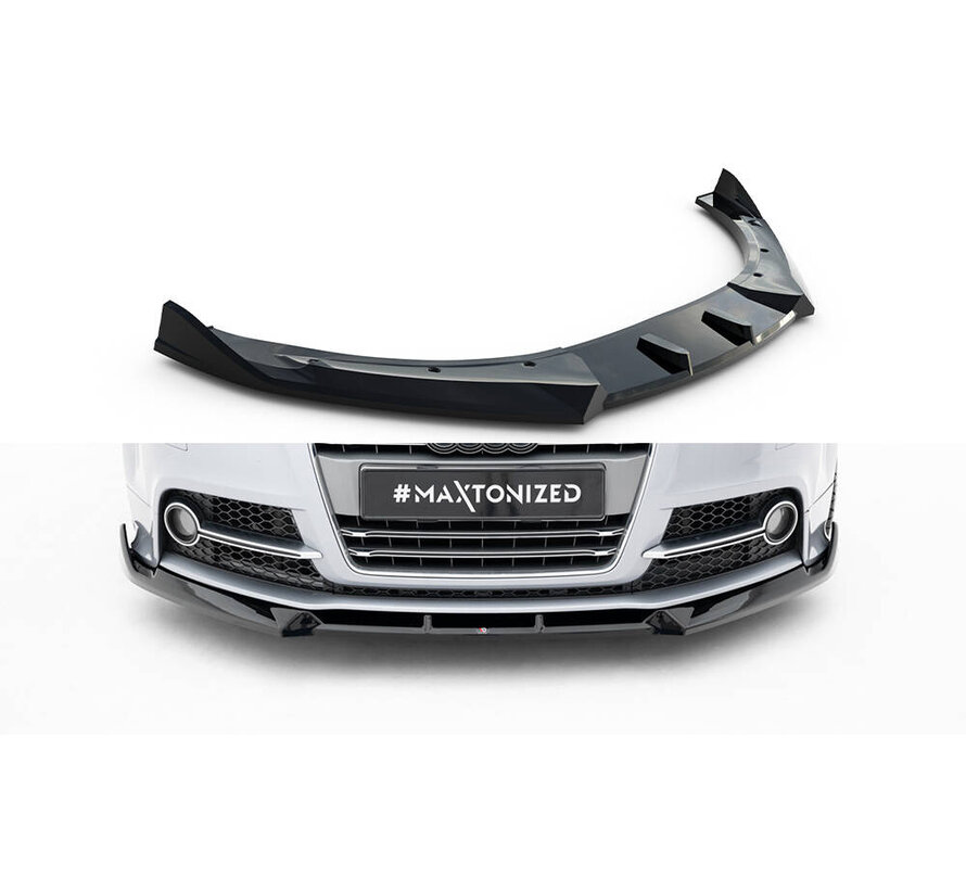 Maxton Design Front Splitter V.3 Audi TT S / TT S-Line 8J Facelift