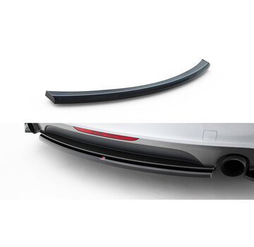 Maxton Design Maxton Design Central Rear Splitter for Audi TT S-Line 8J Facelift