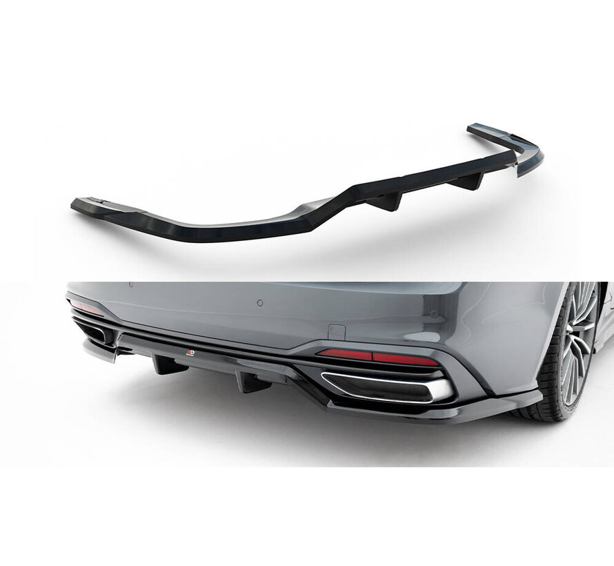 Maxton Design Rear Splitter (with vertical bars) Audi A5 F5 Facelift