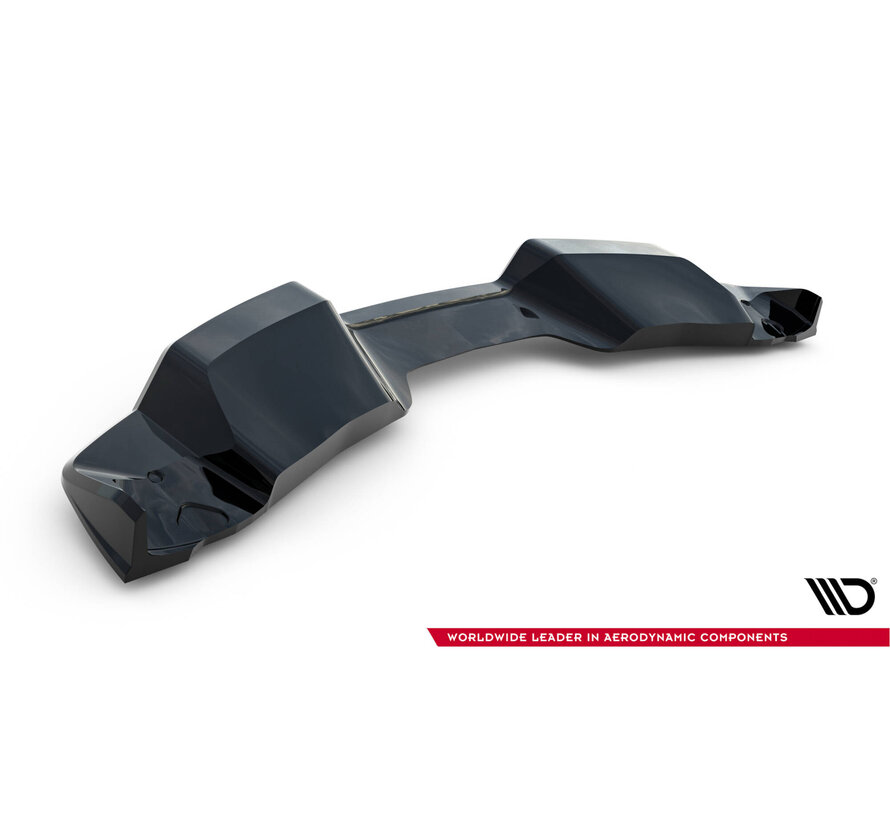 Maxton Design Central Rear Splitter (with vertical bars) Chevrolet Corvette Z06 C7