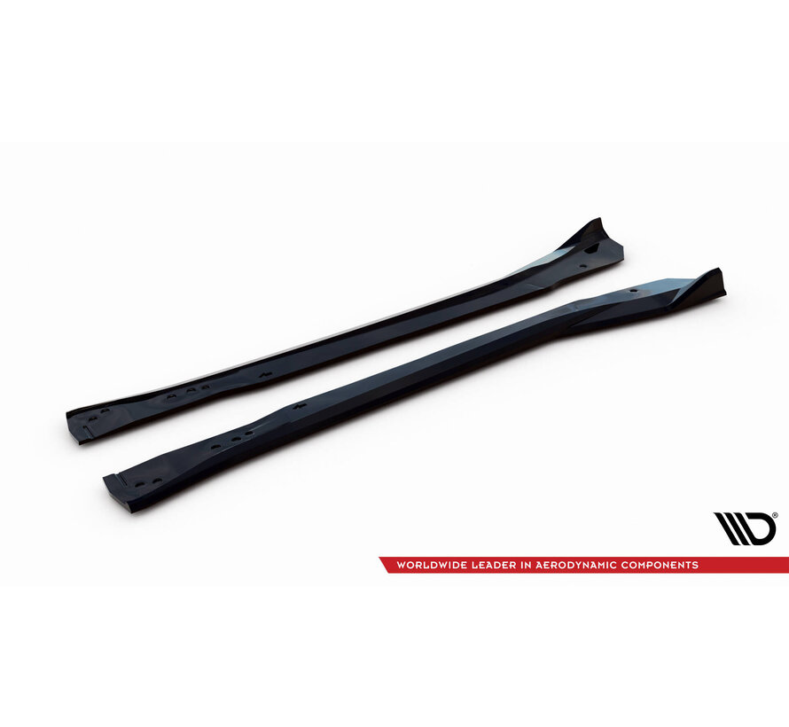 Maxton Design Side Skirts Diffusers Chevrolet Corvette Z06 C7