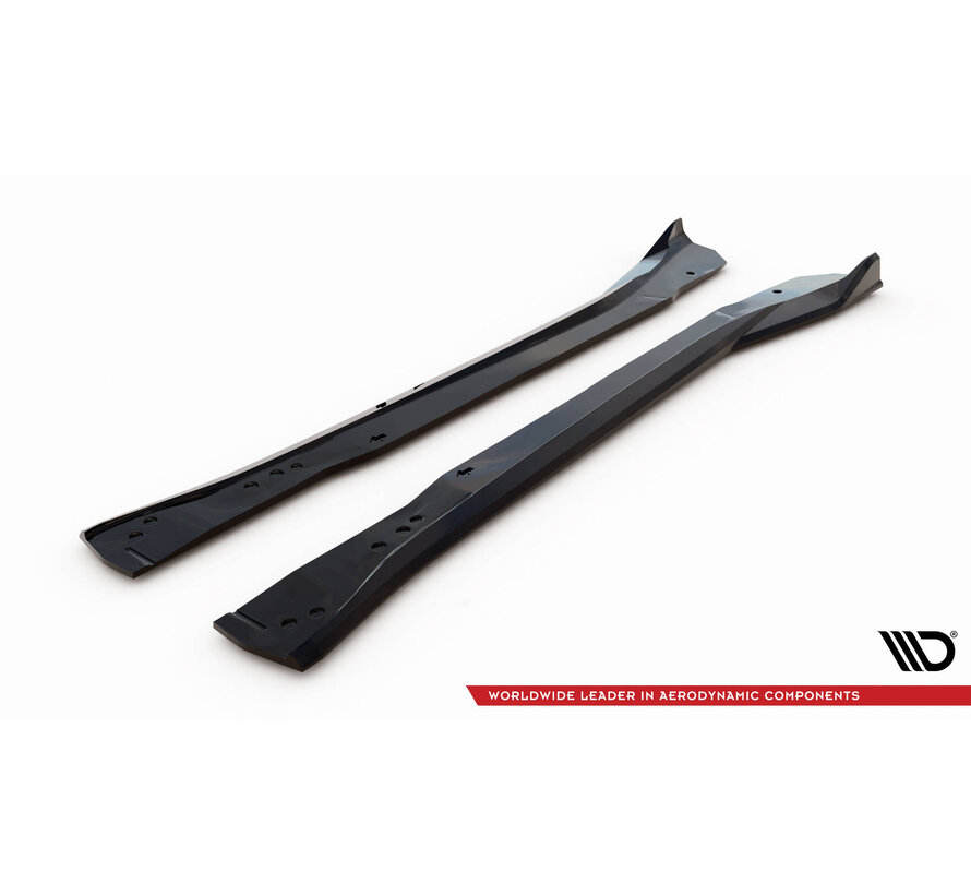 Maxton Design Side Skirts Diffusers Chevrolet Corvette Z06 C7