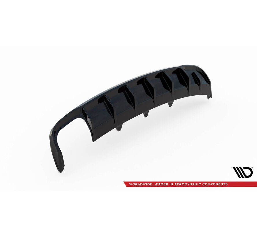 Maxton Design Rear Valance Audi A4 B8 Facelift (Single side dual exhaust version)