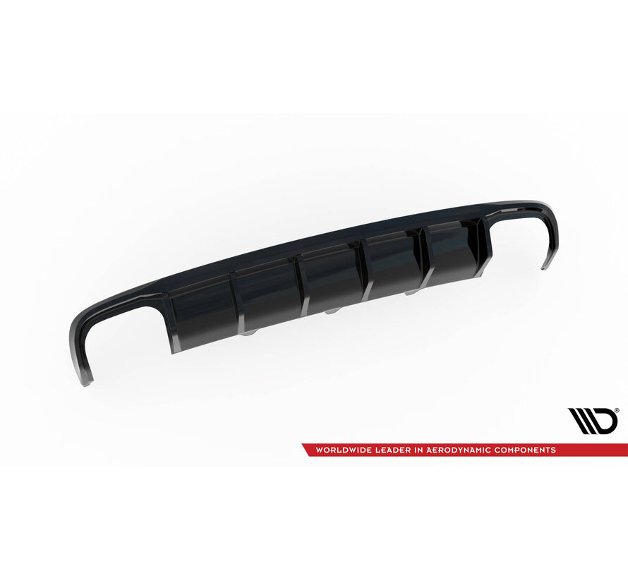 Maxton Design Rear Valance Audi A4 B8 Facelift (Version with dual exhausts on both sides)