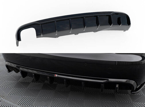 Maxton Design Maxton Design Rear Valance Audi A4 B8 (Single side dual exhaust version)