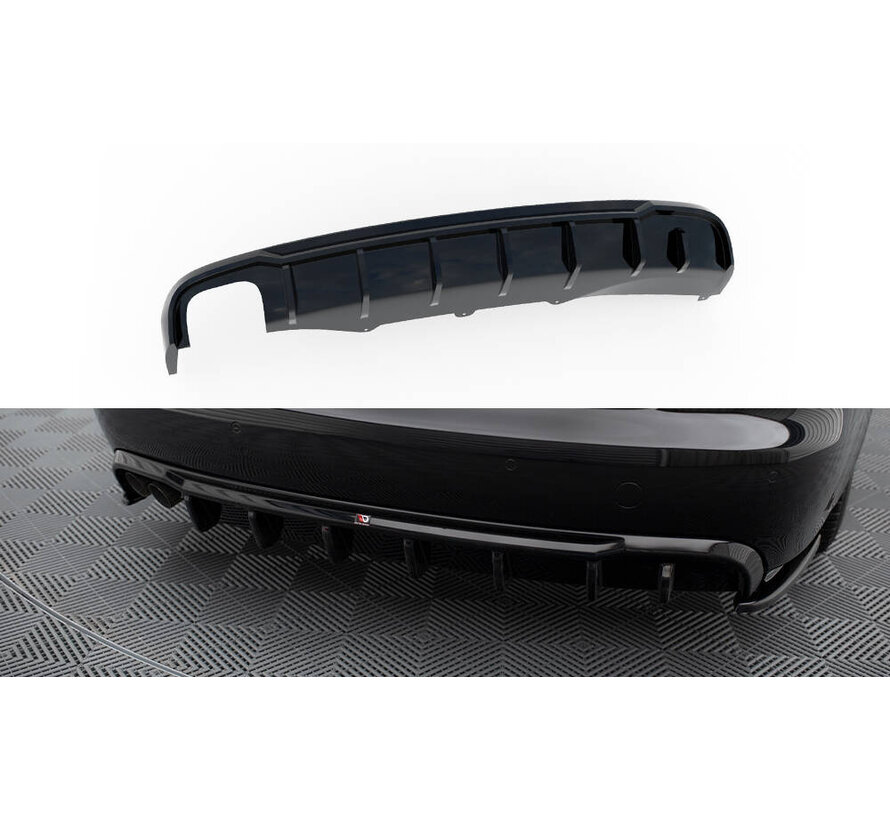 Maxton Design Rear Valance Audi A4 B8 (Single side dual exhaust version)