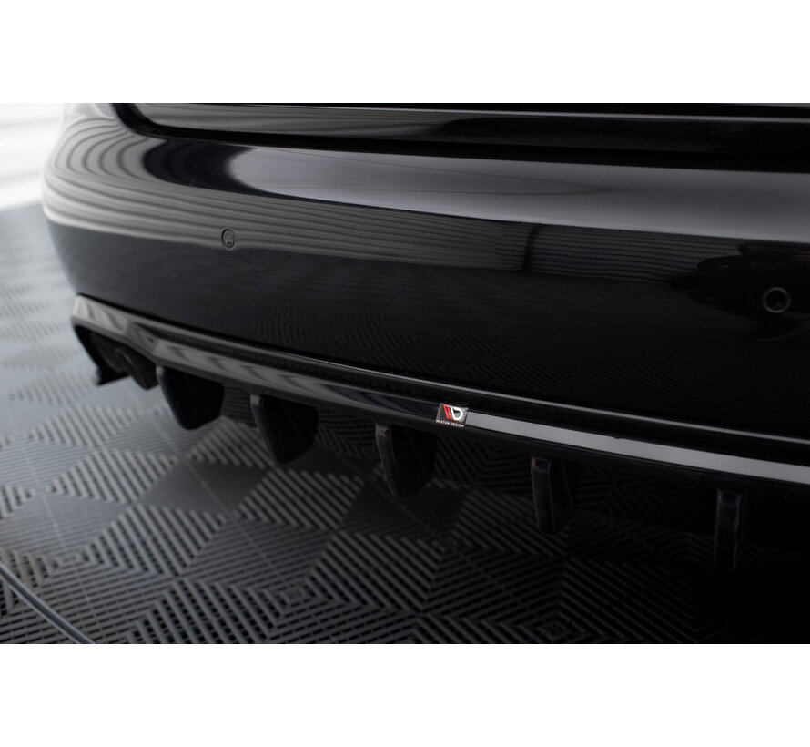 Maxton Design Rear Valance Audi A4 B8 (Single side dual exhaust version)