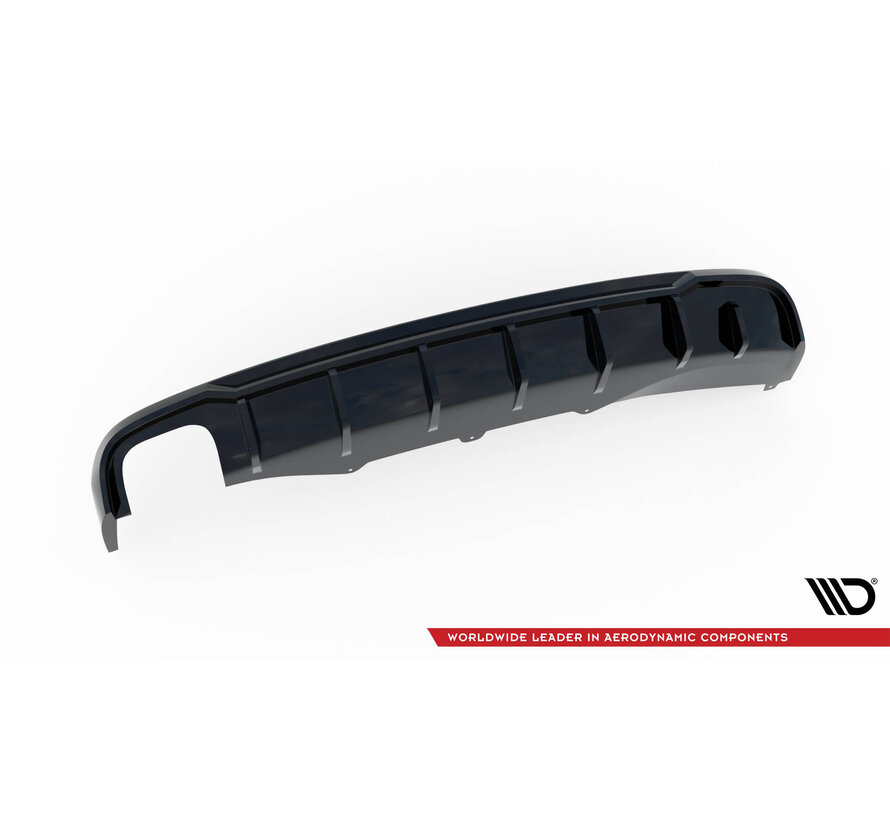 Maxton Design Rear Valance Audi A4 B8 (Single side dual exhaust version)