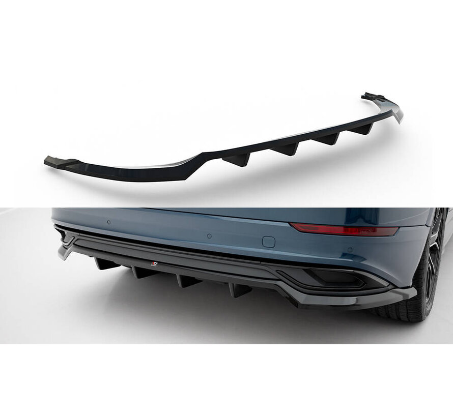 Maxton Design Rear Splitter (with vertical bars) Audi Q8 Mk1
