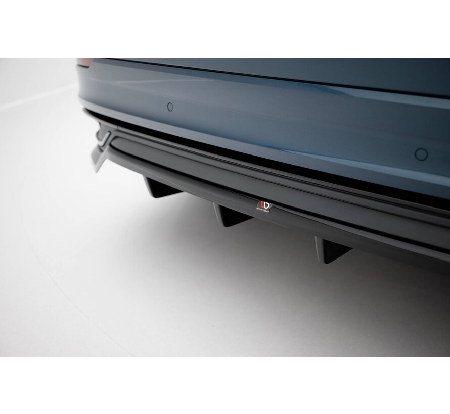 Maxton Design Rear Splitter (with vertical bars) Audi Q8 Mk1