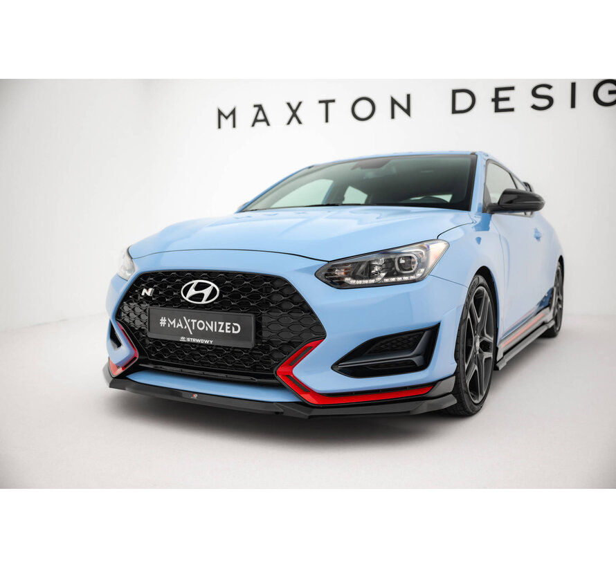 Maxton Design Front Splitter V.1 Hyundai Veloster N Mk2
