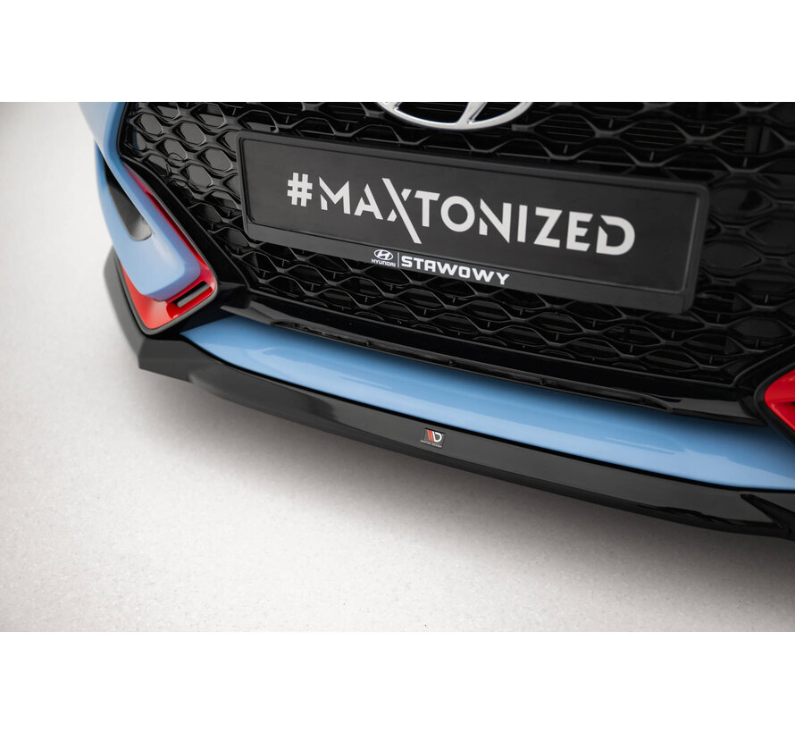 Maxton Design Front Splitter V.1 Hyundai Veloster N Mk2