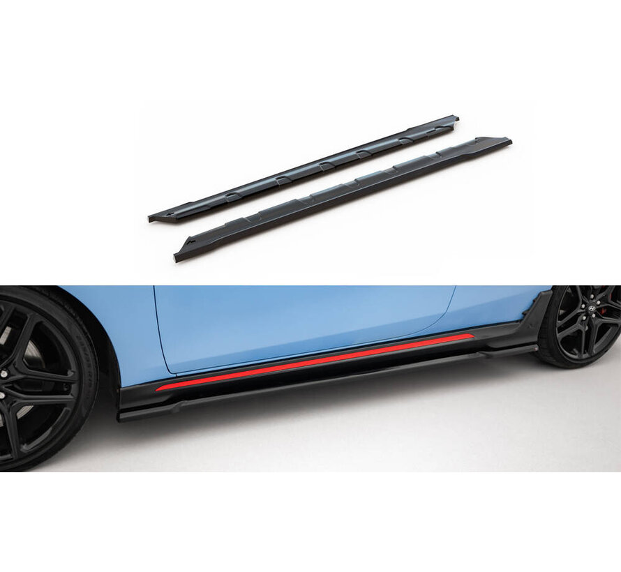 Maxton Design Side Skirts Diffusers Hyundai Veloster N Mk2