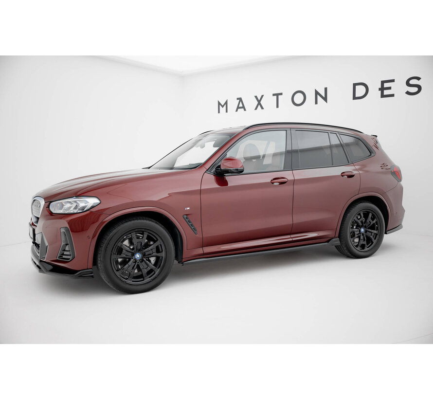 Maxton Design Side Skirts Diffusers BMW iX3 M-Pack G08 Facelift