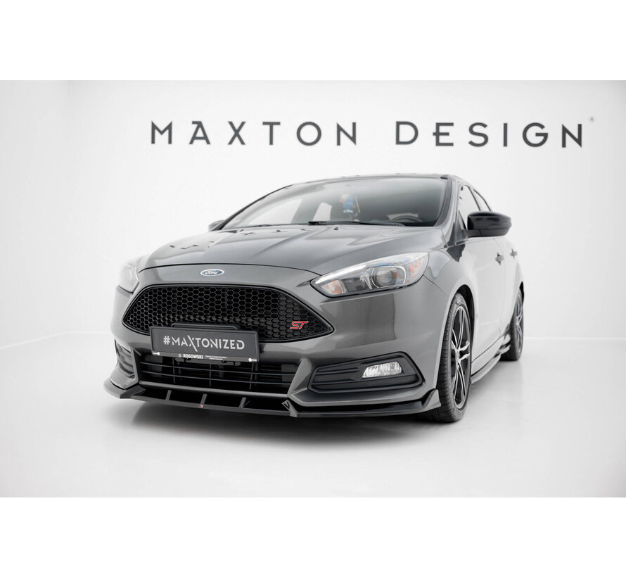 Maxton Design Front Splitter V.6 Ford Focus ST Mk3 Facelift
