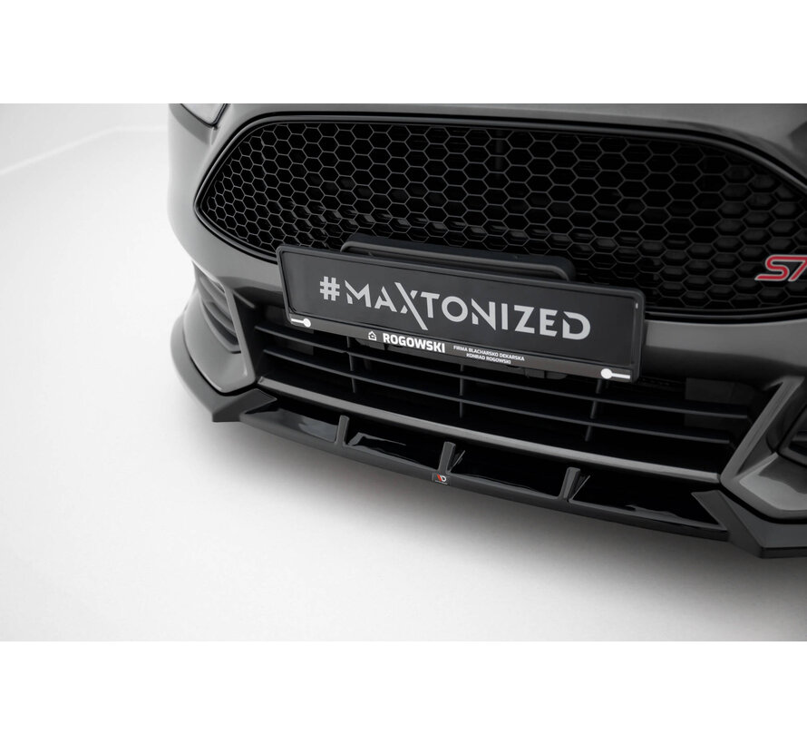 Maxton Design Front Splitter V.6 Ford Focus ST Mk3 Facelift