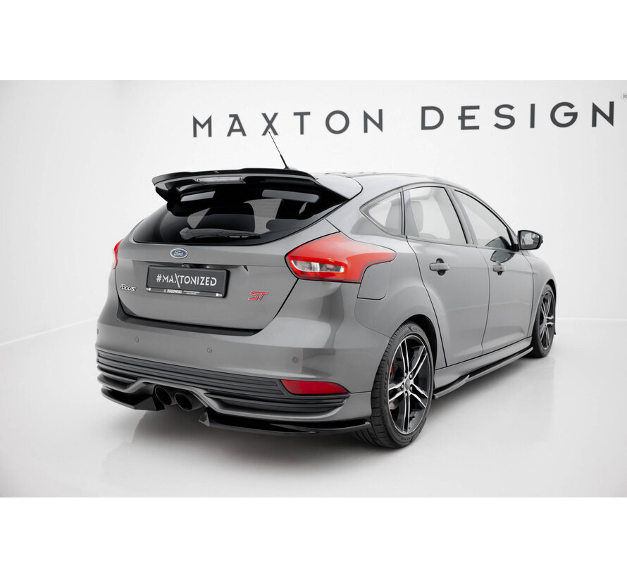 Maxton Design Rear Side Splitters V.3 Ford Focus ST Mk3 Facelift