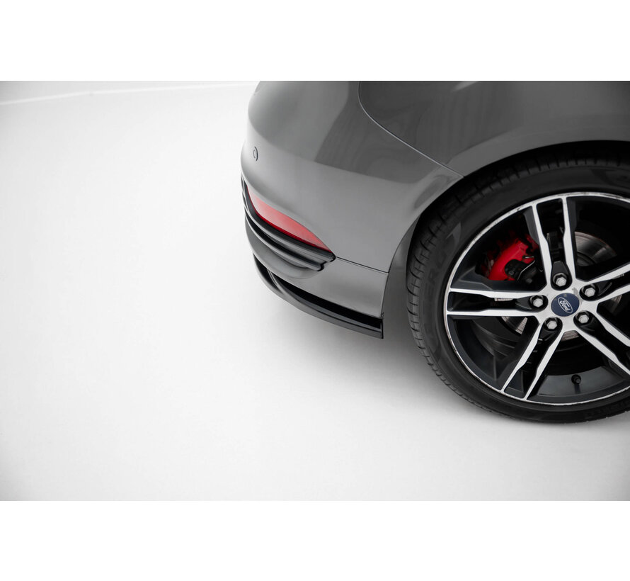 Maxton Design Rear Side Splitters V.3 Ford Focus ST Mk3 Facelift