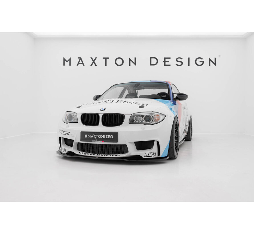 Maxton Design Front Splitter passend voor BMW 1 M Coupe E82
