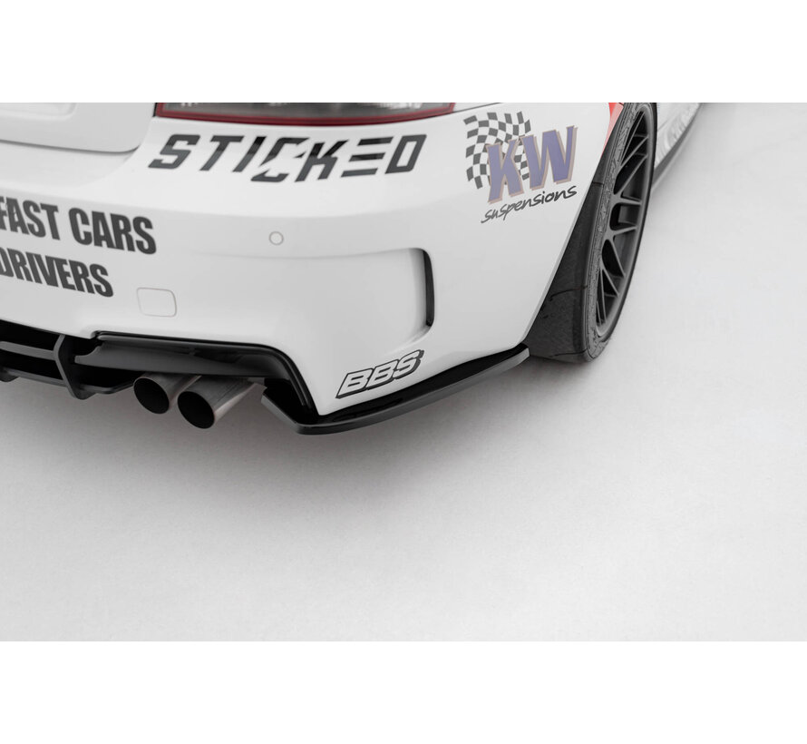 Maxton Design Rear Side Splitters BMW 1 M Coupe E82